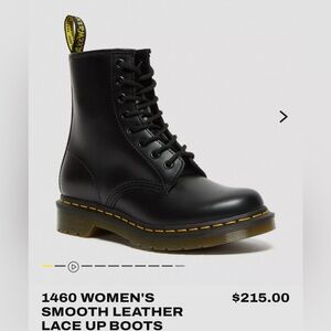 Women’s size US 8 Doc Martens.